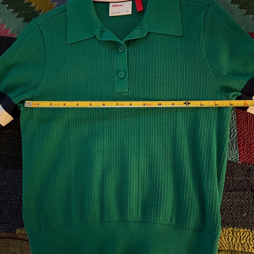 Wilson Green Short Sleeve Polo Shirt - Picture 7 of 9